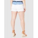  Womens Skinny Hot Shorts, Button and Zip Fastening